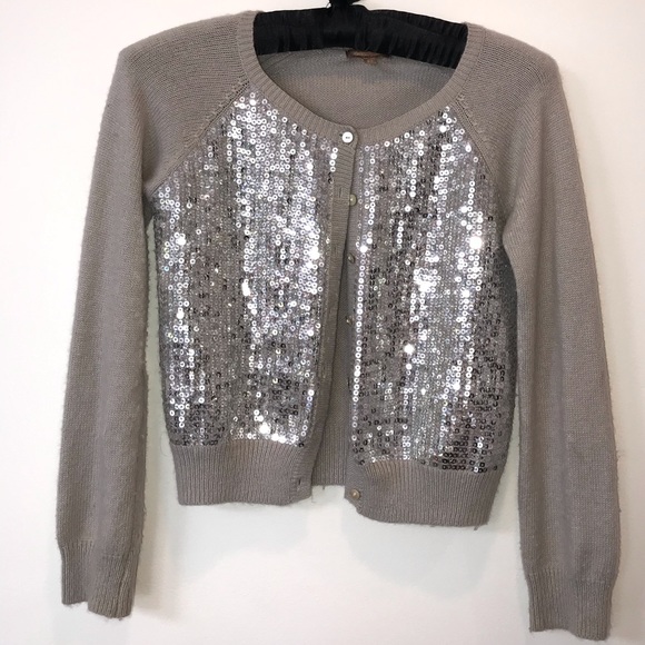 girls sequin cardigan